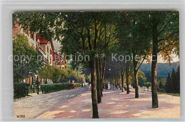 Verlag WIRO Wiedemann Nr. 2448 A Hotel Waldeck Kurpromenade Freudenstadt