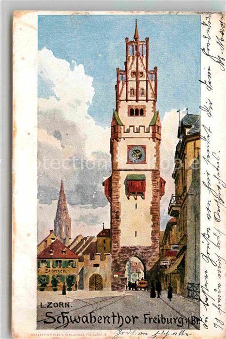 Zorn L. Freiburg im Breisgau Schwabentor
