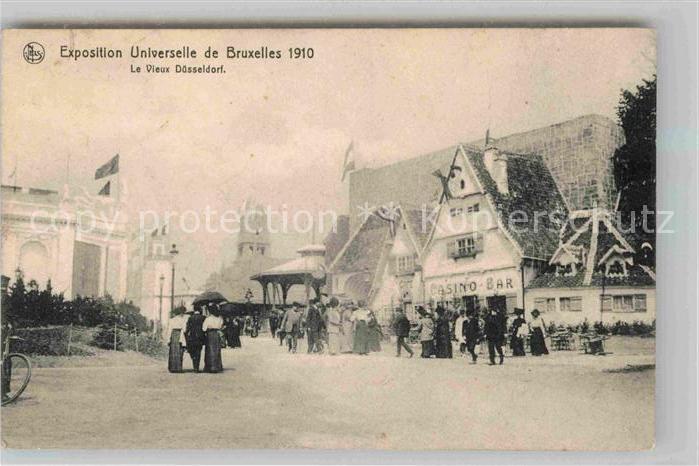 Exposition Universelle Bruxelles 1910 Le Vieux Düsseldorf Casino-Bar