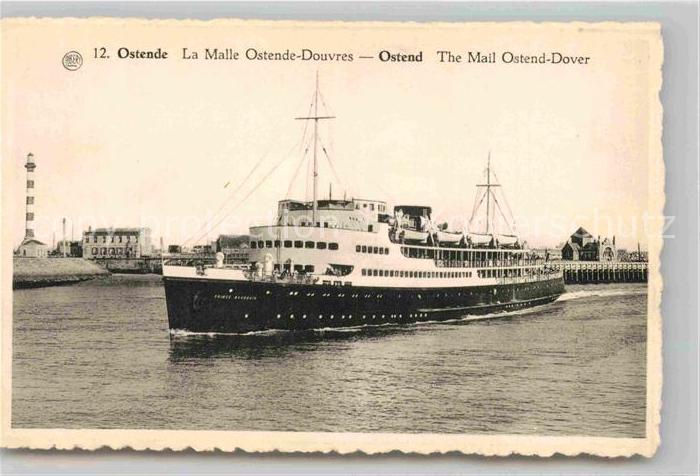 Schiffe Ships Navires Ostende La Malle Ostende-Douvres