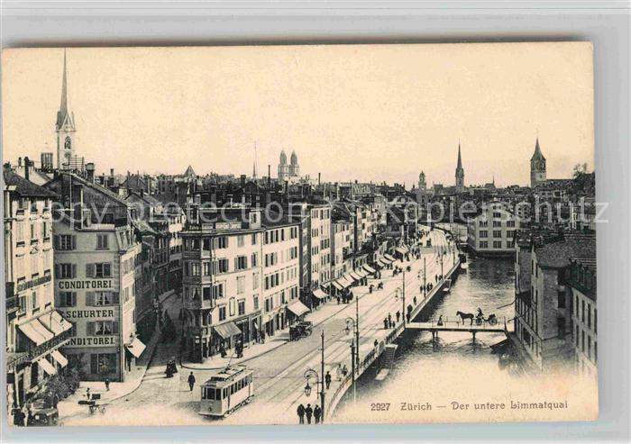 Strassenbahn Zürich Unteres Limmatquai