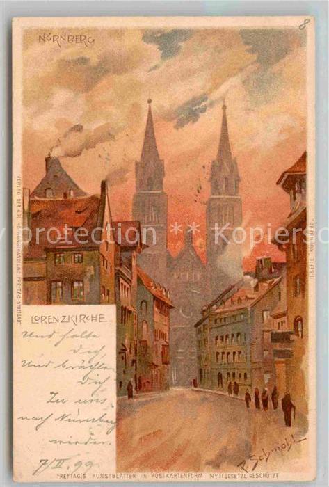 Schmohl P. Nürnberg Lorenzkirche