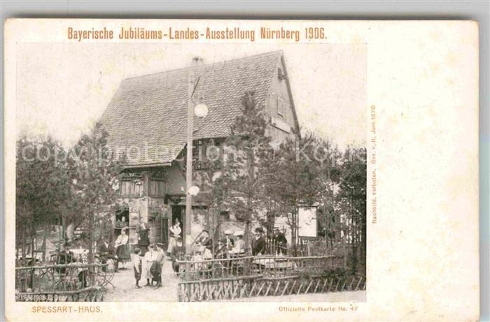 Ausstellung Bayr Landes Nuernberg 1906 Spessart-Haus