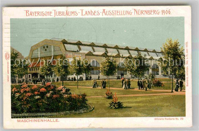 Ausstellung Bayr Landes Nuernberg 1906 Maschinenhalle