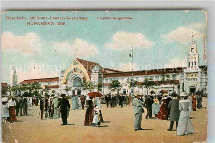 Ausstellung Bayr Landes Nuernberg 1906 Hauptindustriegebäude