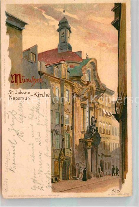 Kley München St. Johann Nepomuk-Kirche