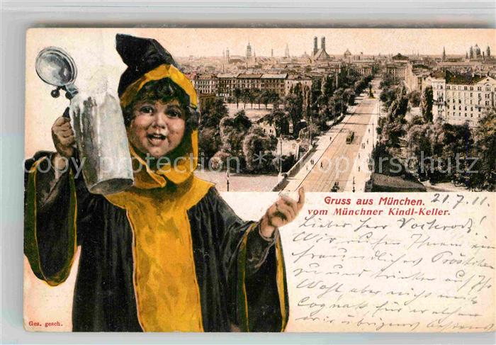 Muenchner Kindl Muenchen Kindl-Keller Bierkrug