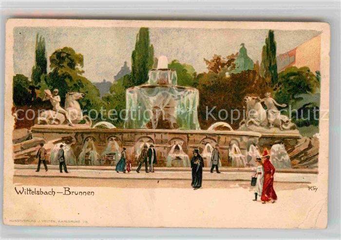 Kley München Wittelsbach-Brunnen