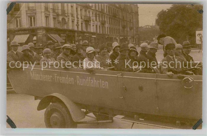Autobus Omnibus München Fremden-Rundfahrten