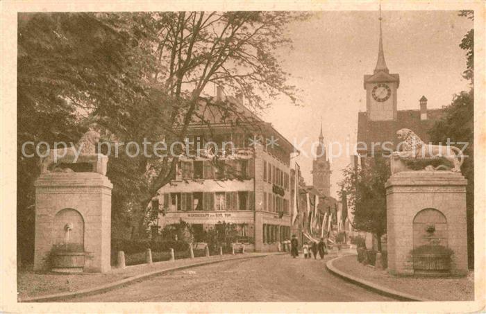 Zofingen Kirche Loewen