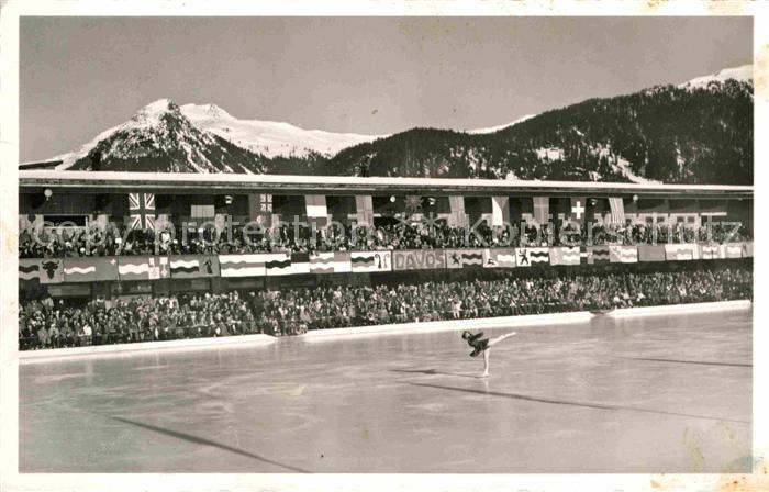 Davos GR Kustlauf Eisbahn