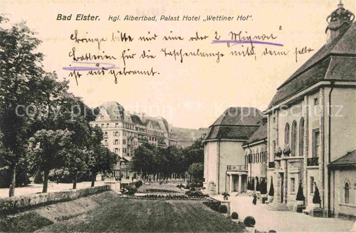 Bad Elster Albertbad Palast Hotel Wettiner Hof