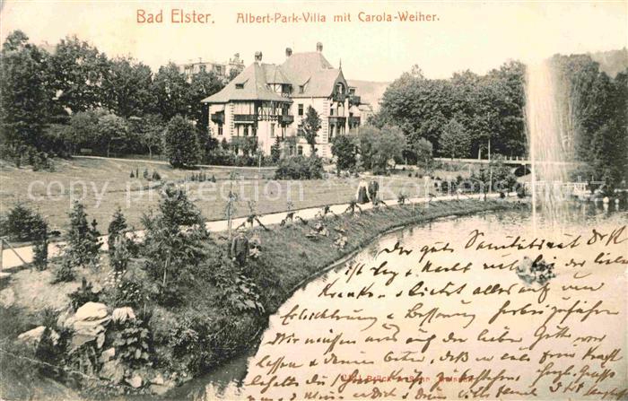Bad Elster Albert Park Villa Carola Weiher