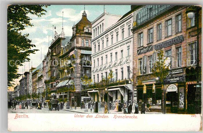 BERLIN CITY Unter den Linden Kranzlerecke
