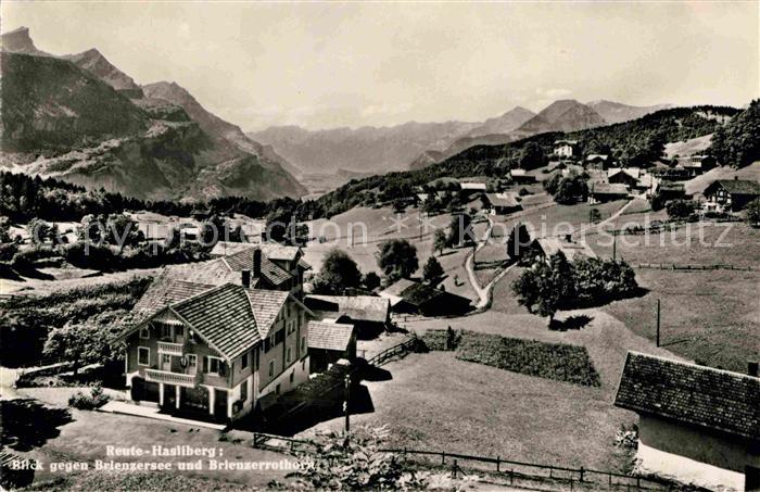 Reuti Hasliberg mit Brienzersee und Brienzerrothorn