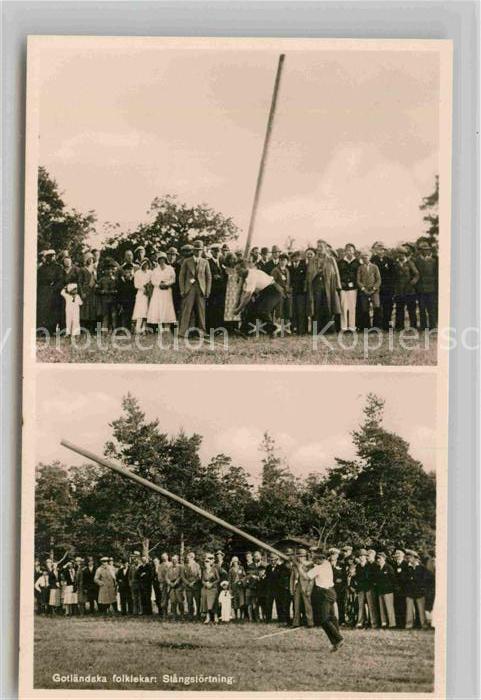 Gotland Gotlaendska folklekar Stangstoertning