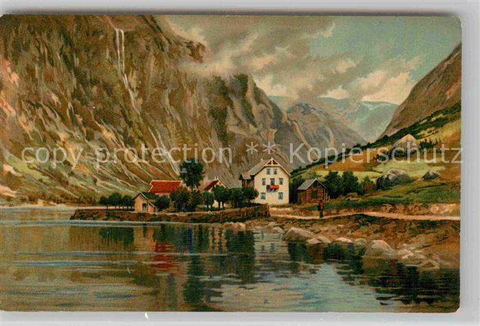 Gudvangen Norwegen Idyll am Fjord