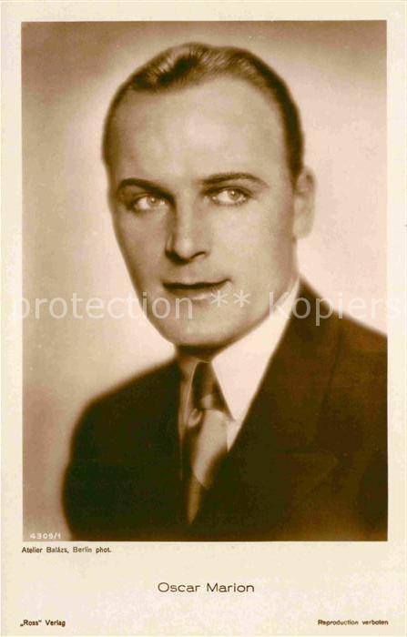 Schauspieler Oscar Marion