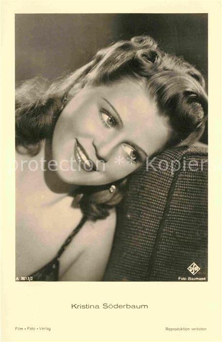 Schauspieler Kristina Söderbaum