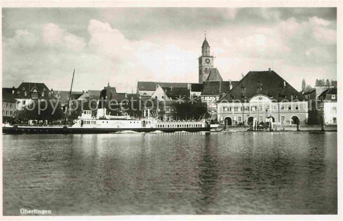 Dampfer Seitenrad Zähringen Überlingen Bodensee