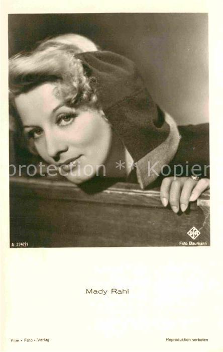 Schauspieler Mady Rahl