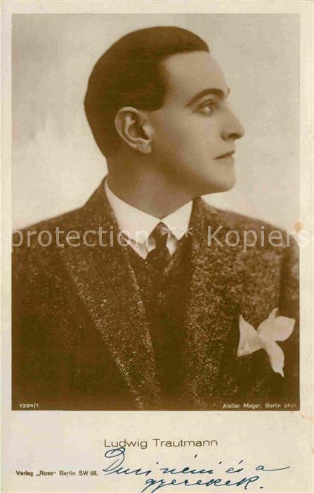 Schauspieler Ludwig Trautmann
