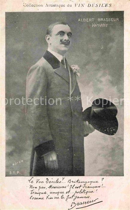 Schauspieler Albert Brasseur