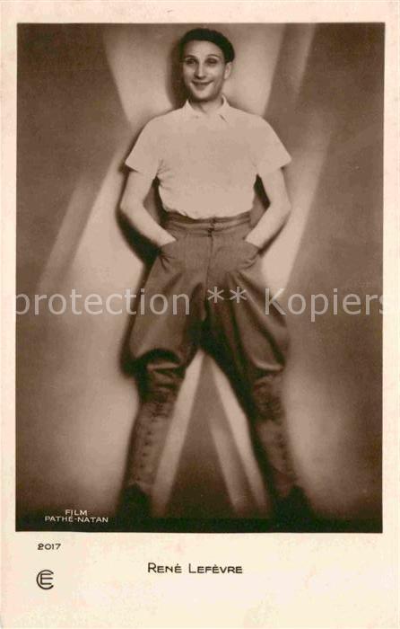 Schauspieler Rene Lefevre
