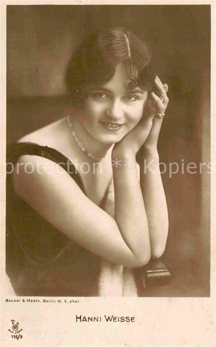 Schauspieler Hanni Weisse