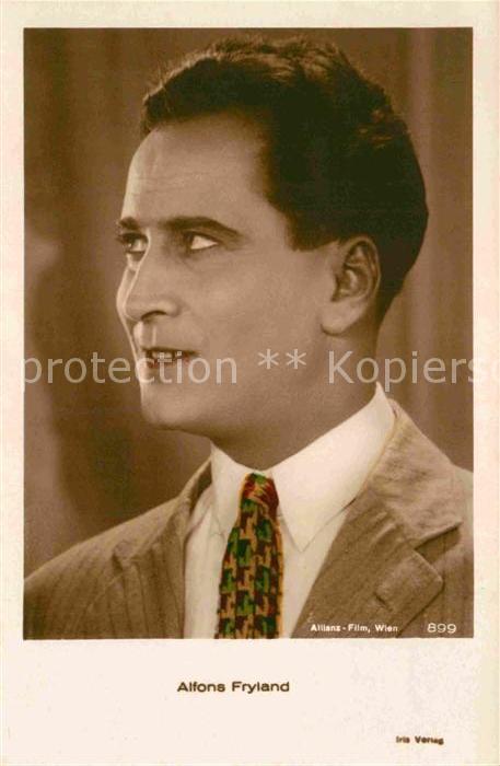 Schauspieler Alfons Fryland
