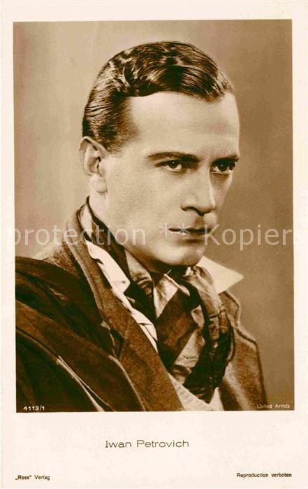 Schauspieler Iwan Petrovich
