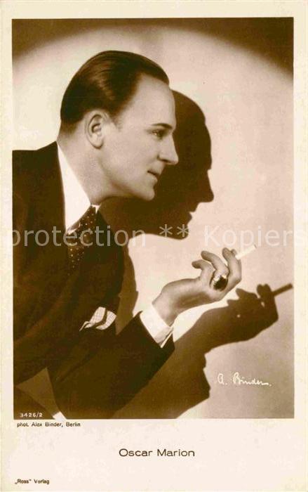 Schauspieler Oscar Marion