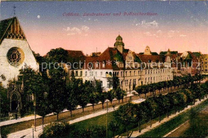 Koblenz Rhein Landratsamt Polizeidirektion