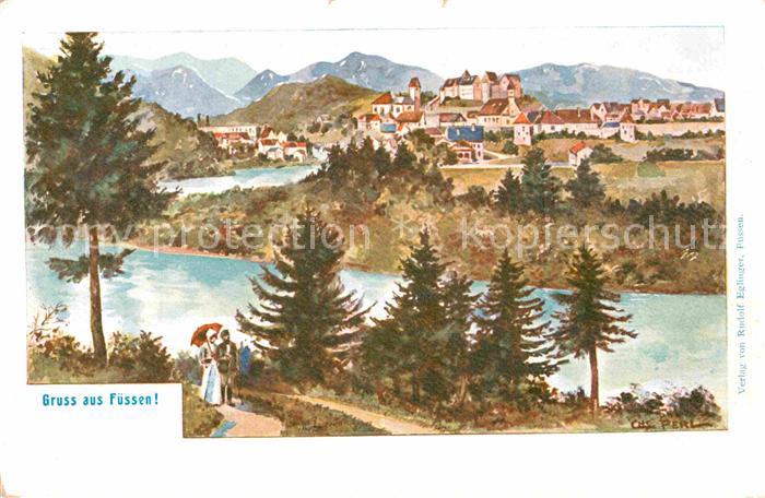 Fuessen Allgaeu Panorama