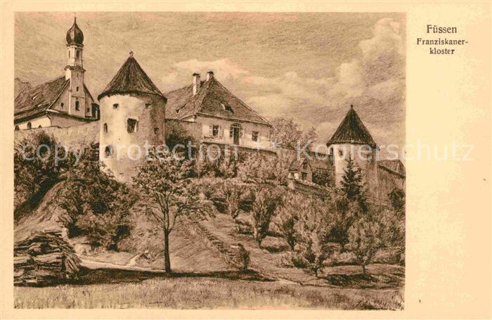 Fuessen Allgaeu Franziskanerkloster