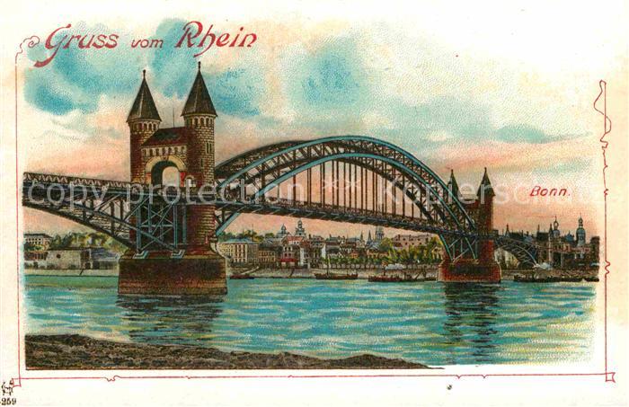Bonn Rhein Rheinbruecke