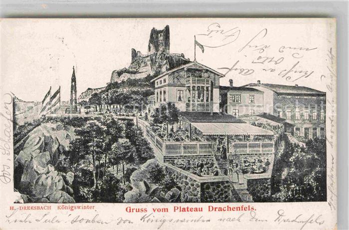 Koenigswinter Plateau Drachenfels Drachenburg