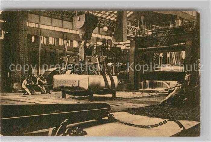 Essen Ruhr Krupp Fabrik Panzerplatten Walzwerk