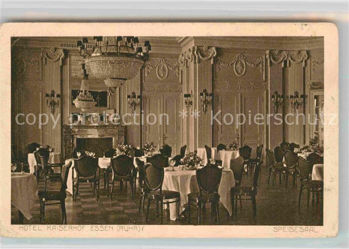 Essen Ruhr Hotel Kaiserhof Speisesaal