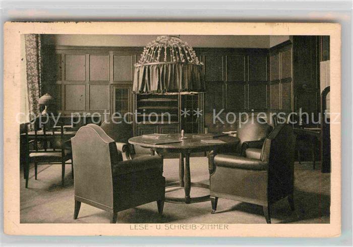 Essen Ruhr Kaiserhof Lese Schreibzmmer