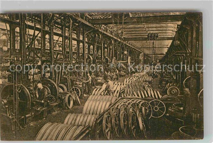 Essen Ruhr Krupp Fabrik Radsatzwerkstatt