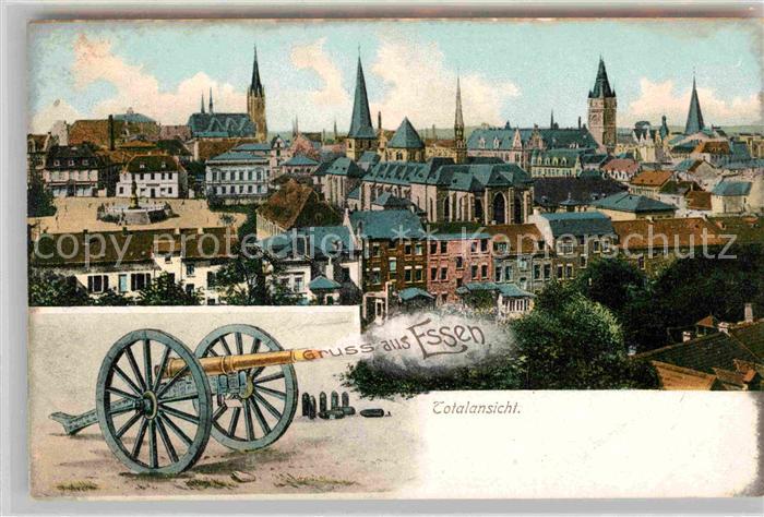 Essen Ruhr Kanone Panorama