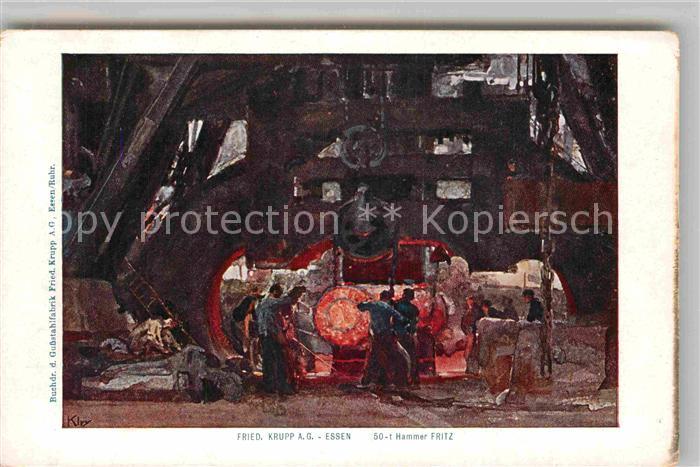 Essen Ruhr Hammer Fritz Krupp