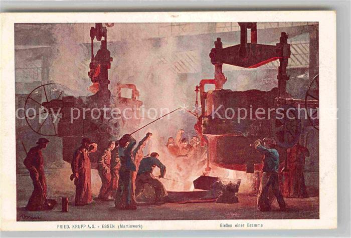 Essen Ruhr Giessen Bramme Krupp