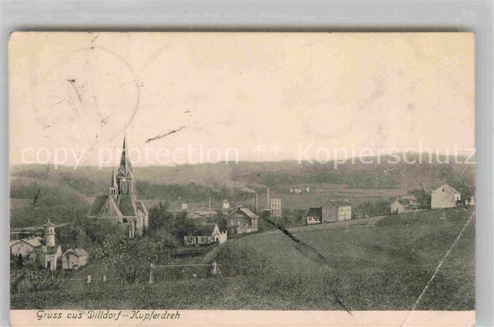 Kupferdreh Dilldorf Panorama Kirche