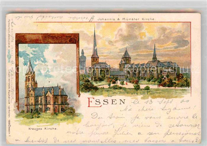 Essen Ruhr Kreuzeskirche Muensterkirche Johanniskirche