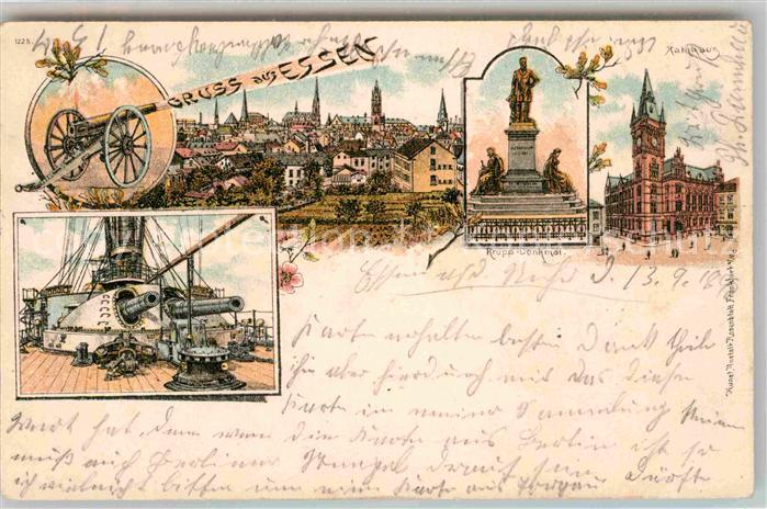 Essen Ruhr Krupp Denkmal Kriegsschiff