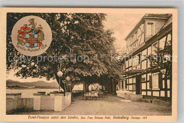 Godesberg Bad Hotel Pension unter den Linden