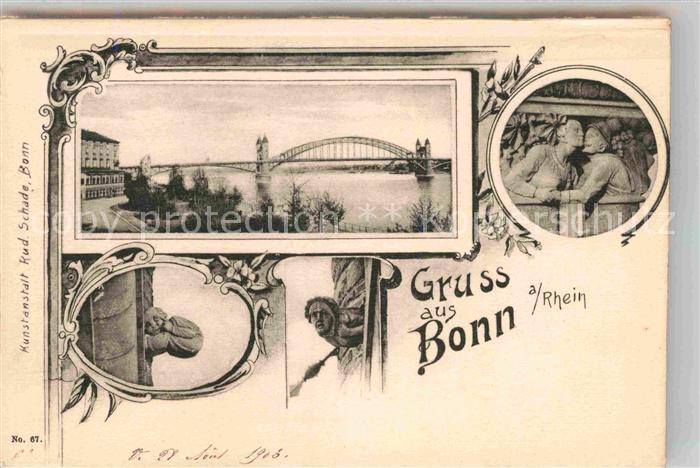 Bonn Rhein Rheinbruecke Denkmaeler