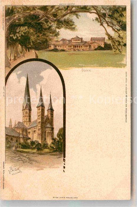 Bonn Rhein Muensterkirche Panorama